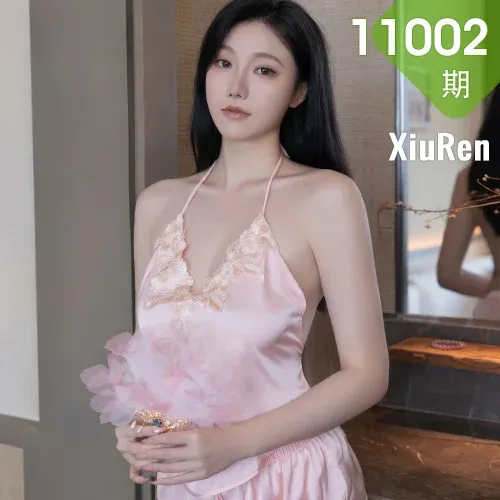 XiuRen 秀人 No.11002 安然anran 粉色肚兜诱人肉色丝袜