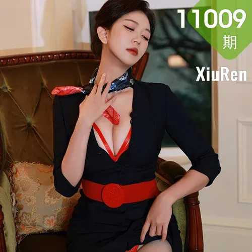 XiuRen 秀人 No.11009 玫瑰我爱你 性感空姐制服诱惑