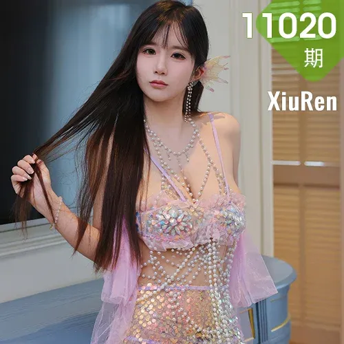 XiuRen 秀人 No.11020 小肉肉咪 紫色情趣美乳白丝