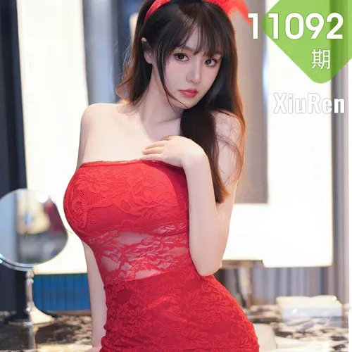 XiuRen 秀人 No.11092 沈南汐RuRu 红色兔女郎连衣短裙