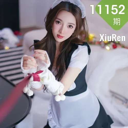 XiuRen 秀人 No.11152 Twins桃桃 性感女仆装扮