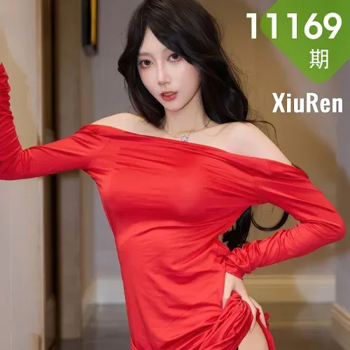XiuRen 秀人 No.11169 玥儿玥er 红色连衣裙魅惑黑丝
