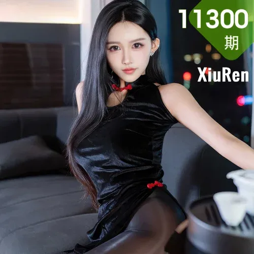 XiuRen 秀人 No.11300 shelly诗莉 黑色情趣内衣