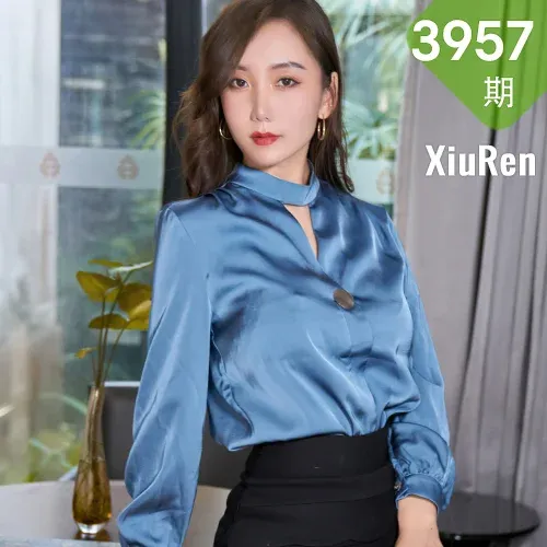 XiuRen 秀人 No.3957 艾静香 豹纹亮丝