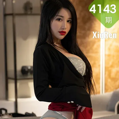 XiuRen 秀人 No.4143 黑丝OL 美七Mia 性感写真