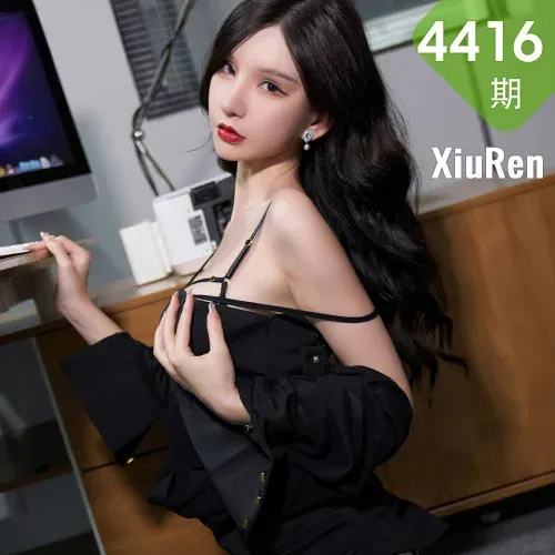 XiuRen 秀人 No.4416 黑色轻透上衣 周于希Sally 性感写真111