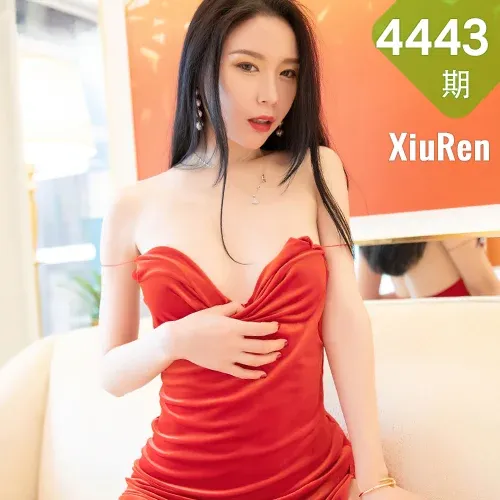 XiuRen 秀人 No.4443 红色吊裙 梦心玥 澳门心愿旅拍33