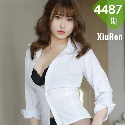 XiuRen 秀人 No.4487 诱人黑丝 甜妮 第一套写真3