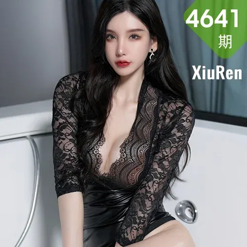 XiuRen 秀人 No.4641 黑色轻透 周于希Sally 三亚旅拍111