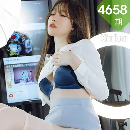 XiuRen 秀人 No.4658 魅惑白色丝袜 美桃酱 性感写真