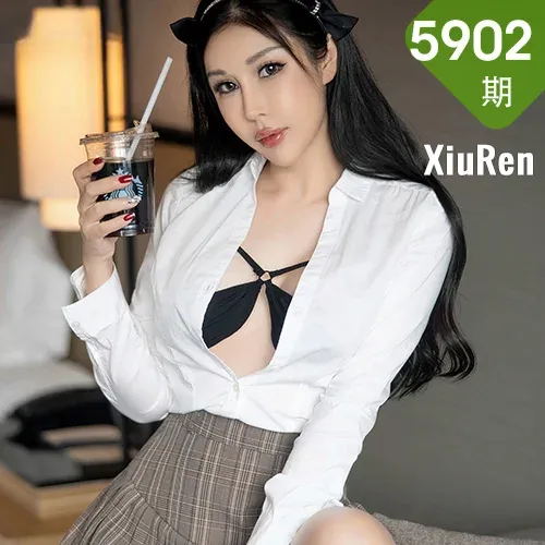 XiuRen 秀人 No.5902 田冰冰 ol丁字裤长腿