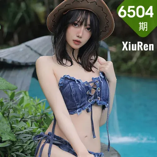 XiuRen 秀人 No.6504 玥儿玥er 牛仔比基尼二月万宁旅拍33