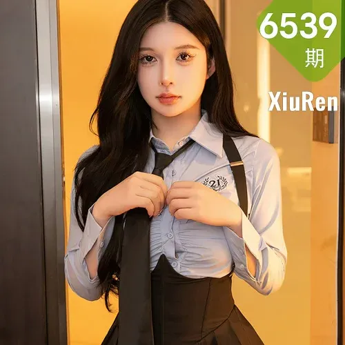 XiuRen 秀人 No.6539 林珊珊 性感黑色背带裙芭提雅旅拍