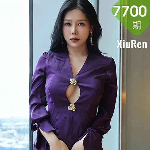 XiuRen 秀人 No.7700  尹甜甜 感紫色服饰济州岛旅拍