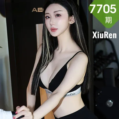 XiuRen 秀人 No.7705  田兮白 黑色比基尼第二套写真