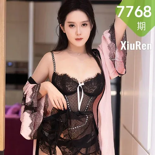 XiuRen 秀人 No.7768  杉菜 粉色睡裙第二套写真