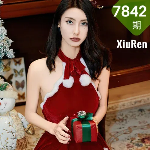 XiuRen 秀人 No.7842  lingyu69 圣诞主题性感写真