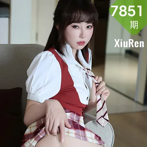 XiuRen 秀人 No.7851  金tiao 红色轻透内衣性感写真22