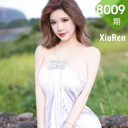 XiuRen 秀人 No.8009  小海臀Rena 紫色蕾丝情趣内衣性感写真
