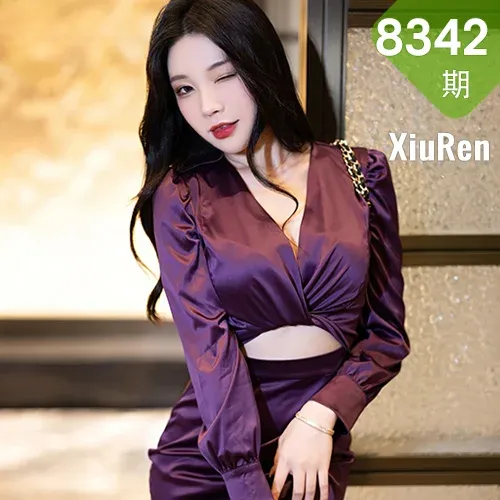 XiuRen 秀人 No.8342 徐莉芝Booty 黑色网袜性感写真1