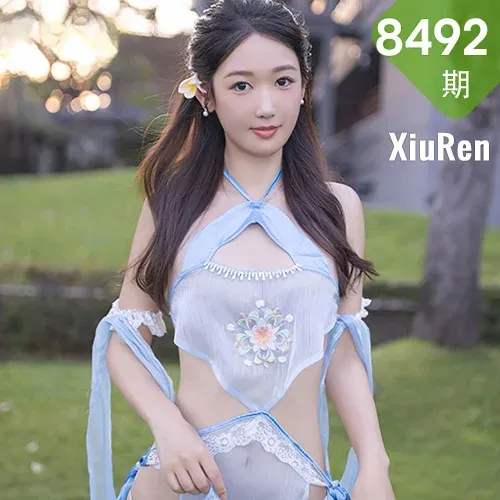 XiuRen 秀人 No.8492 唐安琪 蓝色古装性感写真1