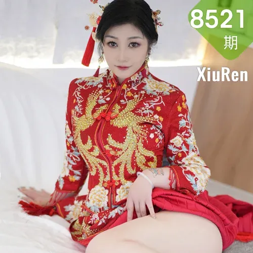 XiuRen 秀人 No.8521 妲己_Toxic 新娘装扮泰国心愿旅拍33