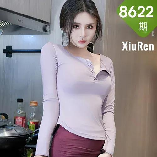 XiuRen 秀人 No.8622 Emily尹菲 厨房场景拍摄性感写真