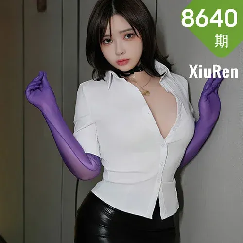 XiuRen 秀人 No.8640 nana豆酱 紫色丝袜性感写真3