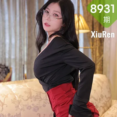 XiuRen 秀人 No.8931 尹甜甜 红色短裙性感写真33