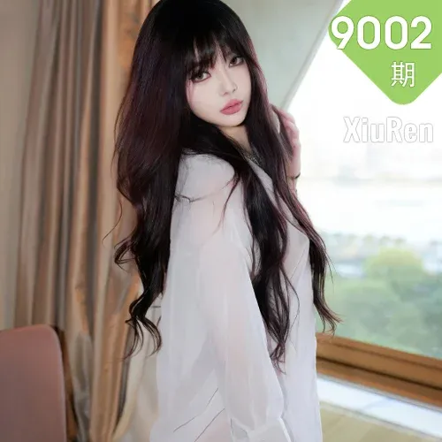 XiuRen 秀人 No.9002 酒精阿姨 白色T恤性感写真3