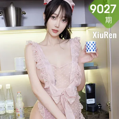 XiuRen 秀人 No.9027 玥儿玥er 粉色女仆装扮性感写真22