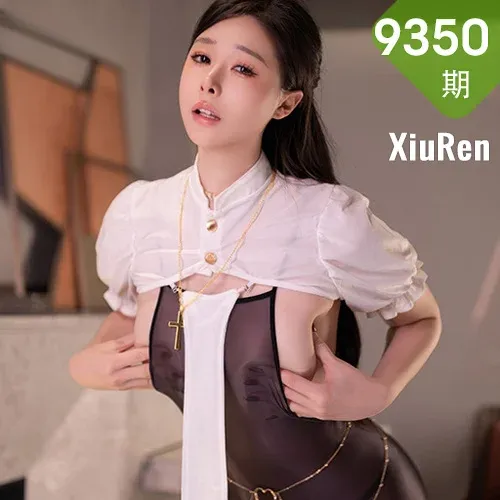XiuRen 秀人 No.9350 小逗逗 黑丝连体衣美胸