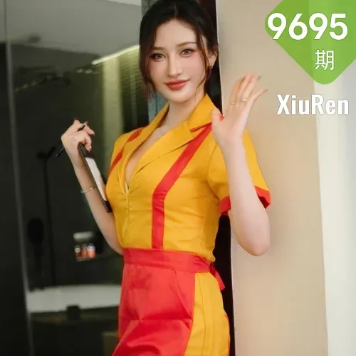 XiuRen 秀人 No.9695 蕾蕾醒了没 cos制服破产姐妹