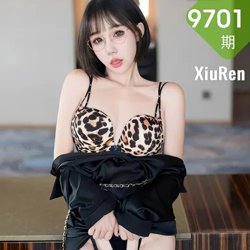 XiuRen 秀人 No.9701 波巧酱 豹纹玉体丁字裤