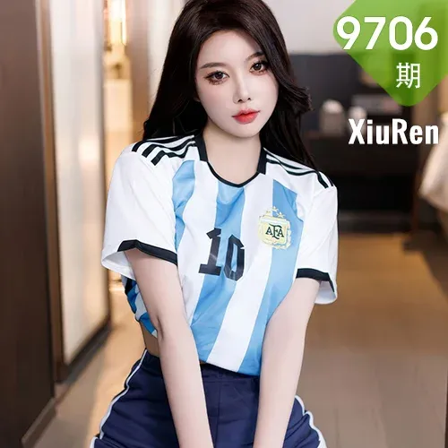 XiuRen 秀人 No.9706 杨晨晨Yome 活力足球球衣写真