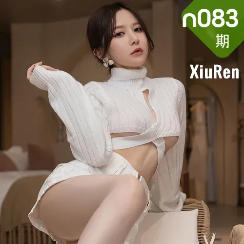 XiuRen 秀人 No.N083 鱼子酱Fish白色套装翘臀
