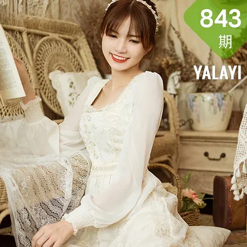YALAYI 雅拉伊 Vol.843  茹莎 花白裙